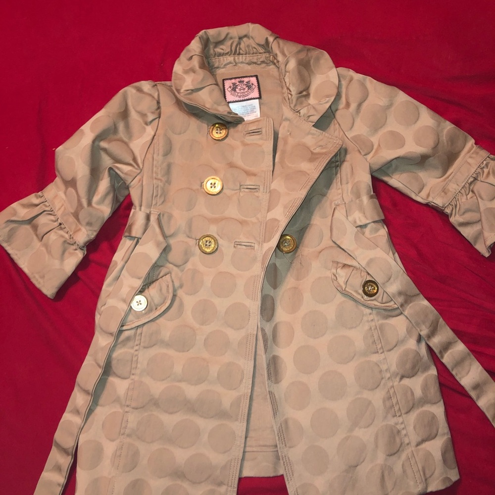 Juicy Couture toddler trench coat